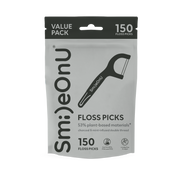 Charcoal Floss Picks 150ct